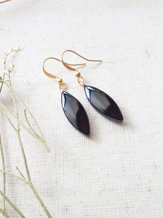 Black Tie Event Gold Filled Earrings E140015