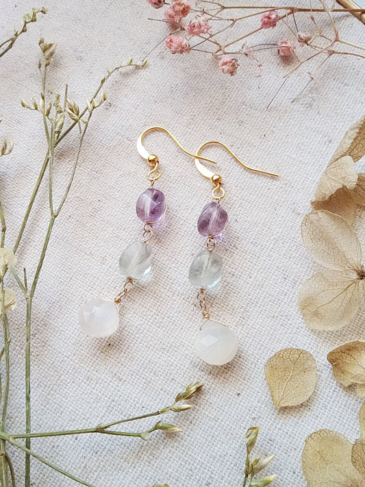 Sugar Candy Gemstone Gold Filled Earrings E140042